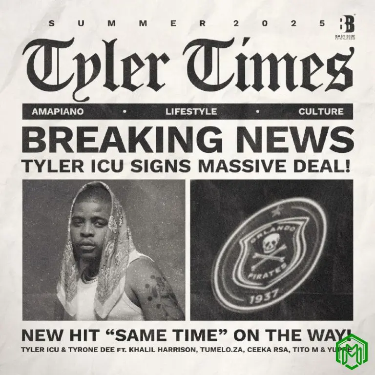 Same Time audio by Tyler ICU feat. Tyrone Dee, Khalil Harrison, Tumelo.za, Ceeka RSA, TitoM and Yuppe